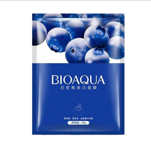ماسک ورقه ای آبرسان و روشن کننده بلوبری بیوآکوا