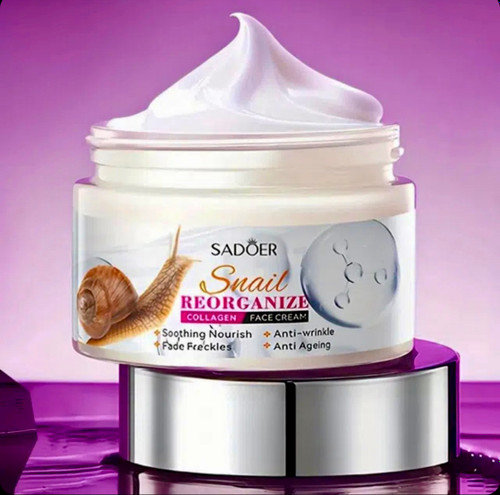 کرم جوانساز سادور حاوی عصاره حلزون و کلاژن وزن 50 گرم